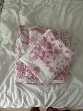 Loveshackfancy x Pottery Barn Teen gardan damask organic sheet set twin/twin xl